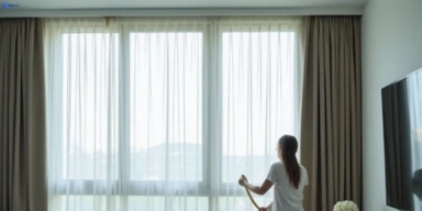 Delicate sheer drape cleaning moonee-vale-vic Matty Curtain Cleaning